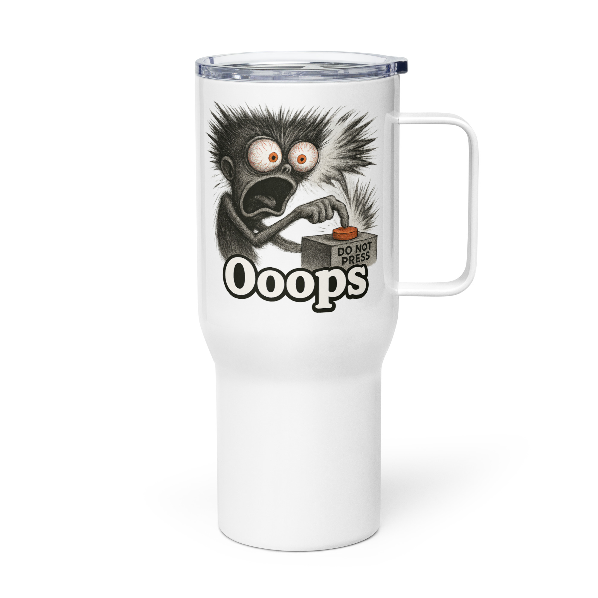 Ooops - Travel mug with a handle