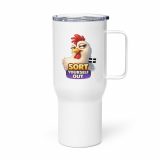 SORT YOURSELF OUT - HEN - Travel mug with a handle