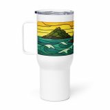 Tides of the Mount - Travel mug with a handle