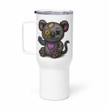 Milo Patchwick - Travel mug with a handle