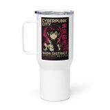 Neon District - Travel mug with a handle