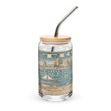 Truro City Signboard - Can-Shaped Glass mockup 4