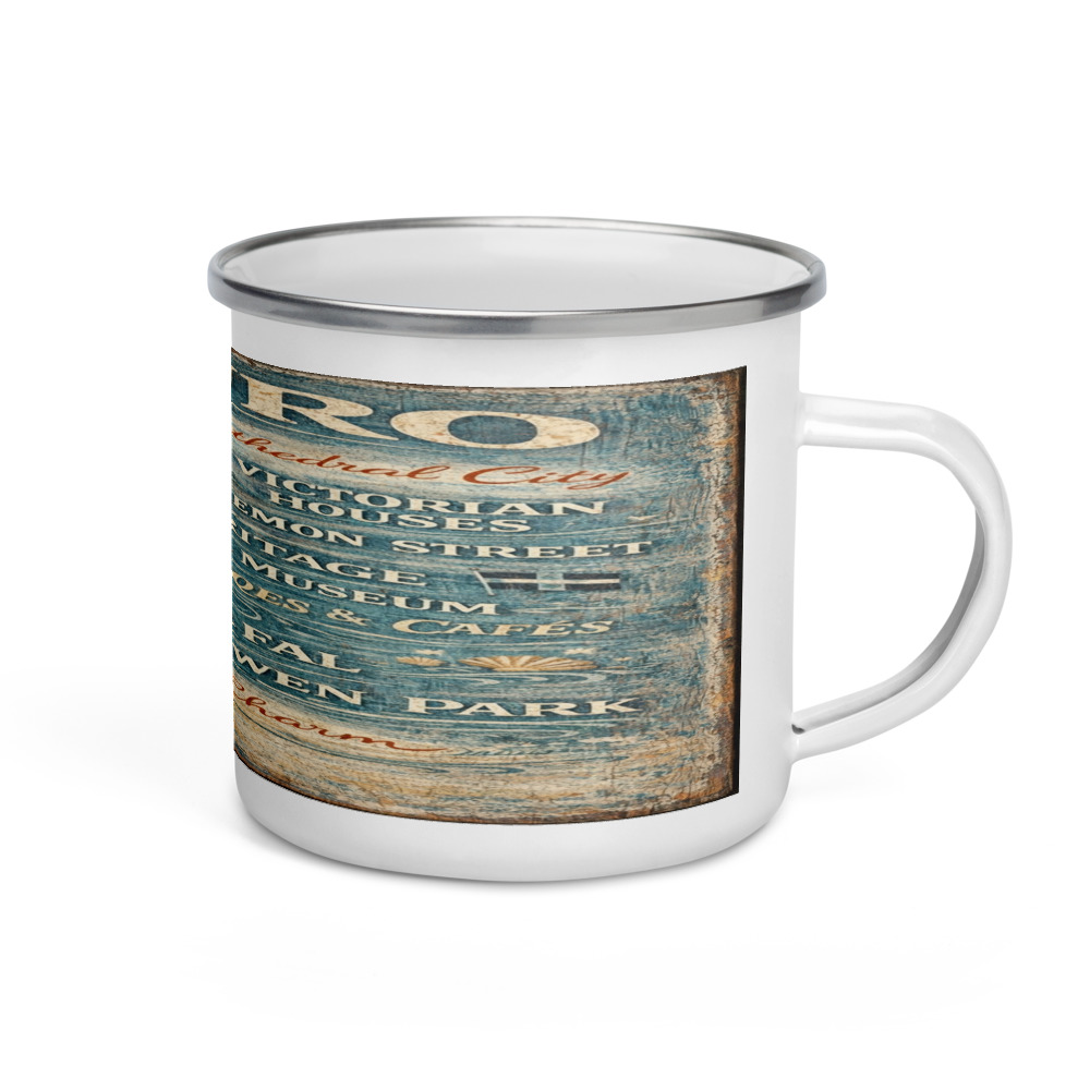 Truro City Signboard - Enamel Mug
