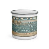 Truro City Signboard - Enamel Mug mockup 2