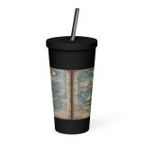 Truro City Signboard - Insulated Tumbler with a Straw mockup 2