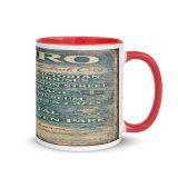 Truro City Signboard - Mug with Color Inside mockup 4