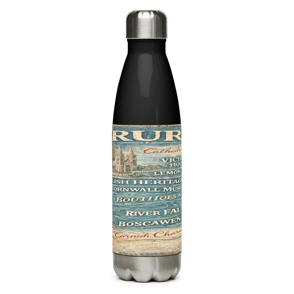 Truro City Signboard - Stainless Steel Water Bottle