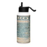 Truro City Signboard - Stainless Steel Water Bottle with a Straw Lid mockup 3