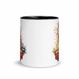 WHAT THE CLUCK EH - COCKREL - Mug with Color Inside