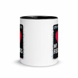 CTRL+ALT+DEL MY FEELINGS - Mug with Color Inside