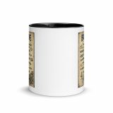 Bude Coastal Signboard - Mug with Color Inside