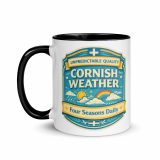 Unpredictable Quality – Cornish Weather - Mug with Color Inside