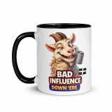 BAD INFLUENCE DOWN ERE - GOAT - Mug with Color Inside
