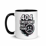 404 Emotions Not Found - Mug with Color Inside