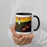 Beacon of the Western Cliffs - Mug with Color Inside