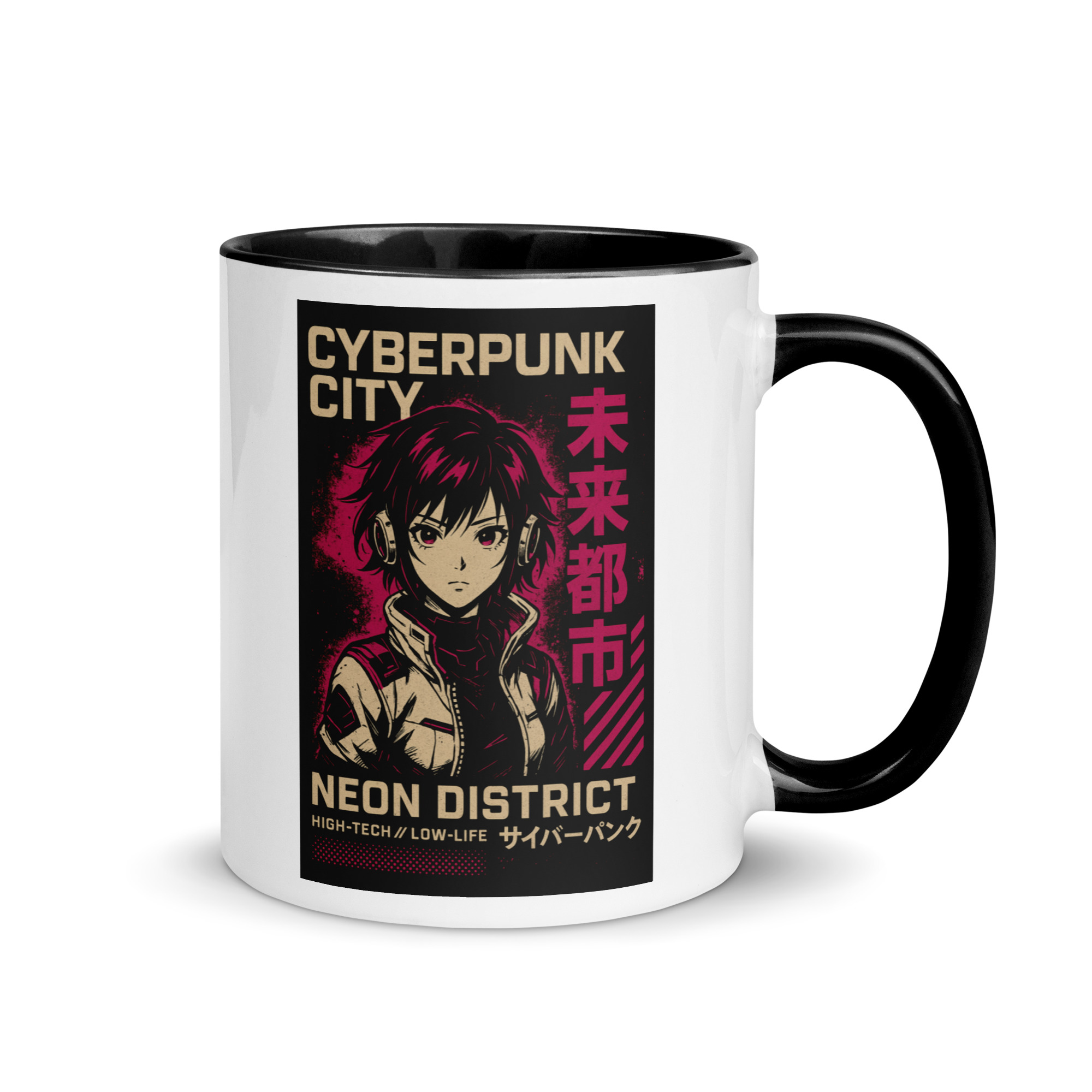 Neon District - Mug with Color Inside