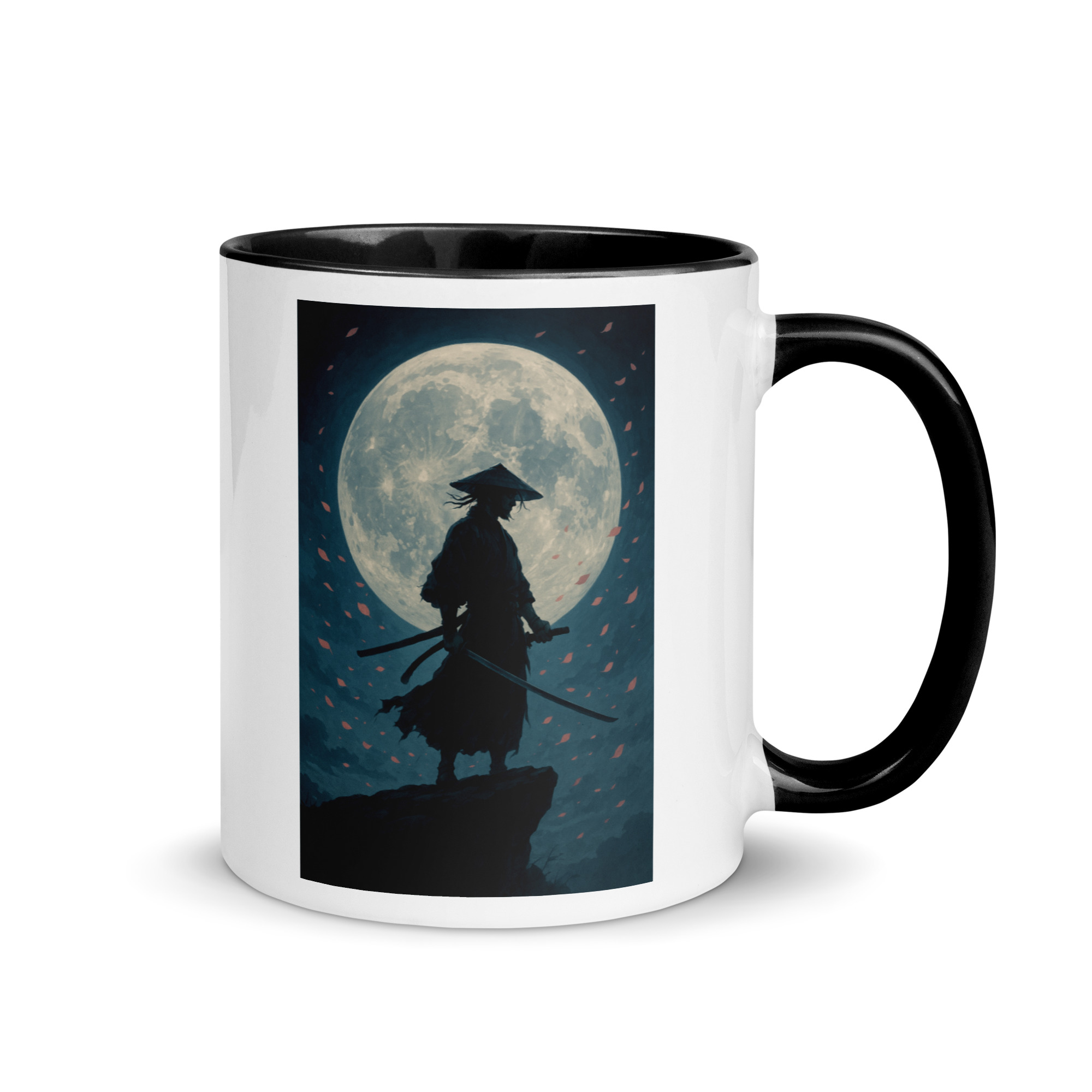 Moonlit Ronin - Mug with Color Inside