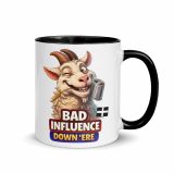 BAD INFLUENCE DOWN ERE - GOAT - Mug with Color Inside