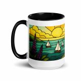 Harbour Light at Golden Bay - Mug with Color Inside