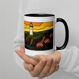 Beacon of the Western Cliffs - Mug with Color Inside