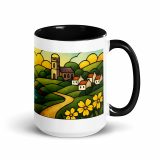 Harbour Light at Golden Bay - Mug with Color Inside