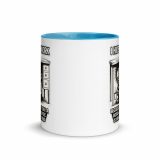 Eric – Mug with Color Inside blue 11oz front — Golden Idiot: The Eric Collection