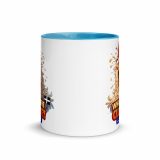 WHAT THE CLUCK EH - COCKREL - Mug with Color Inside