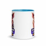 YEAH I MENT TO DO THAT PROPER JOB - PIG - Mug with Color Inside