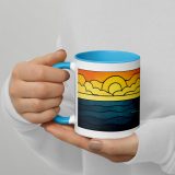 Beacon of the Western Cliffs - Mug with Color Inside