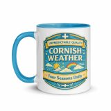 Unpredictable Quality – Cornish Weather - Mug with Color Inside