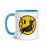 SMILE GLITCH - Mug with Color Inside