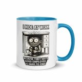 Eric – Mug with Color Inside blue 11oz right — Golden Idiot: The Eric Collection