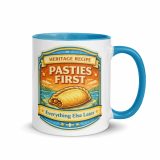 Pasties First - Mug with Color Inside