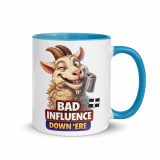 BAD INFLUENCE DOWN ERE - GOAT - Mug with Color Inside