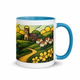 Harbour Light at Golden Bay - Mug with Color Inside