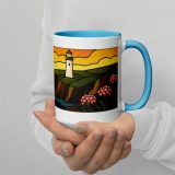 Beacon of the Western Cliffs - Mug with Color Inside