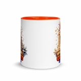 WHAT THE CLUCK EH - COCKREL - Mug with Color Inside