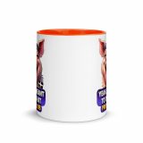 YEAH I MENT TO DO THAT PROPER JOB - PIG - Mug with Color Inside