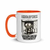 Eric – Mug with Color Inside orange 11oz left — Golden Idiot: The Eric Collection