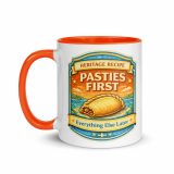 Pasties First - Mug with Color Inside