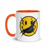 SMILE GLITCH - Mug with Color Inside