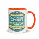Unpredictable Quality – Cornish Weather - Mug with Color Inside