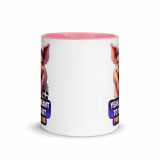 YEAH I MENT TO DO THAT PROPER JOB - PIG - Mug with Color Inside