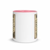 Bude Coastal Signboard - Mug with Color Inside