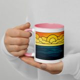 Beacon of the Western Cliffs - Mug with Color Inside