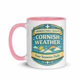 Unpredictable Quality – Cornish Weather - Mug with Color Inside