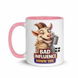 BAD INFLUENCE DOWN ERE - GOAT - Mug with Color Inside