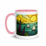 Harbour Light at Golden Bay - Mug with Color Inside