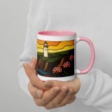 Beacon of the Western Cliffs - Mug with Color Inside