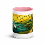 Harbour Light at Golden Bay - Mug with Color Inside